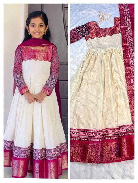 KIDS GOWN silk Kids wear manufacturers in Mumbai